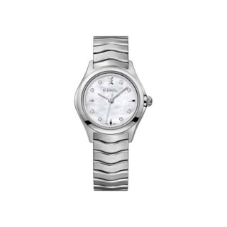 Ebel Women's Wave Stainless Steel Diamond Dial Watch