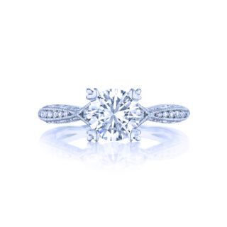 Tacori Classic Crescent 2645RD Diamond Engagement Ring
