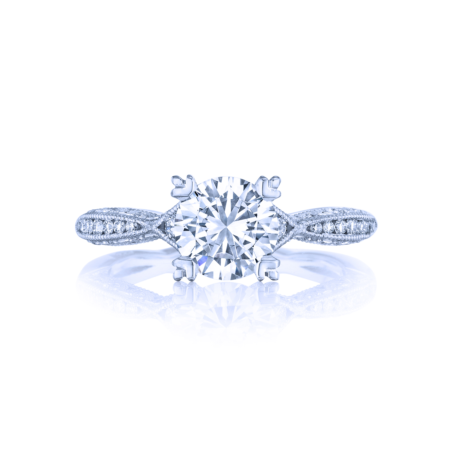 Tacori Classic Crescent 2645RD Diamond Engagement Ring