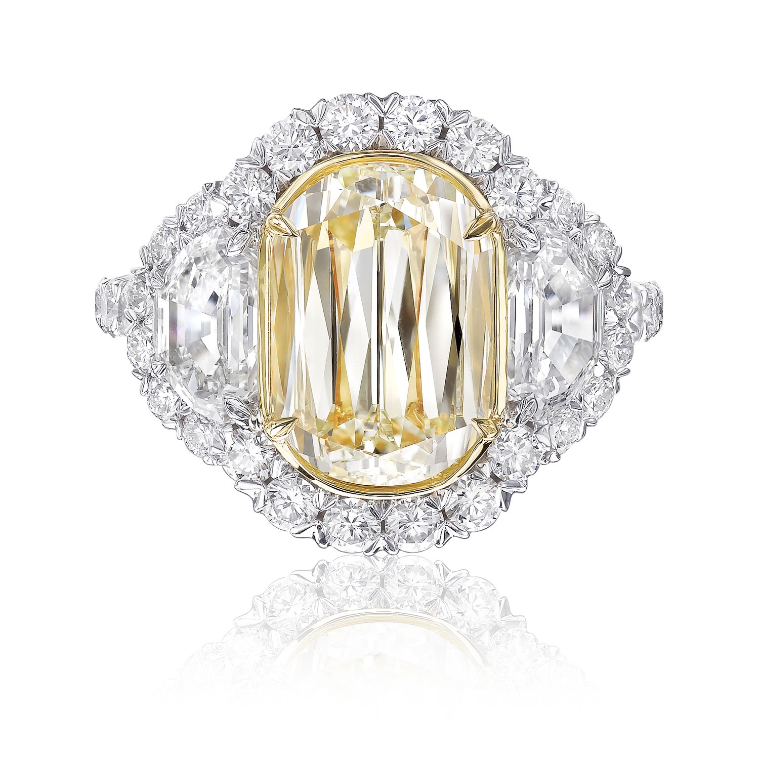 L’Amour Crisscut® Yellow Diamond Engagement Ring