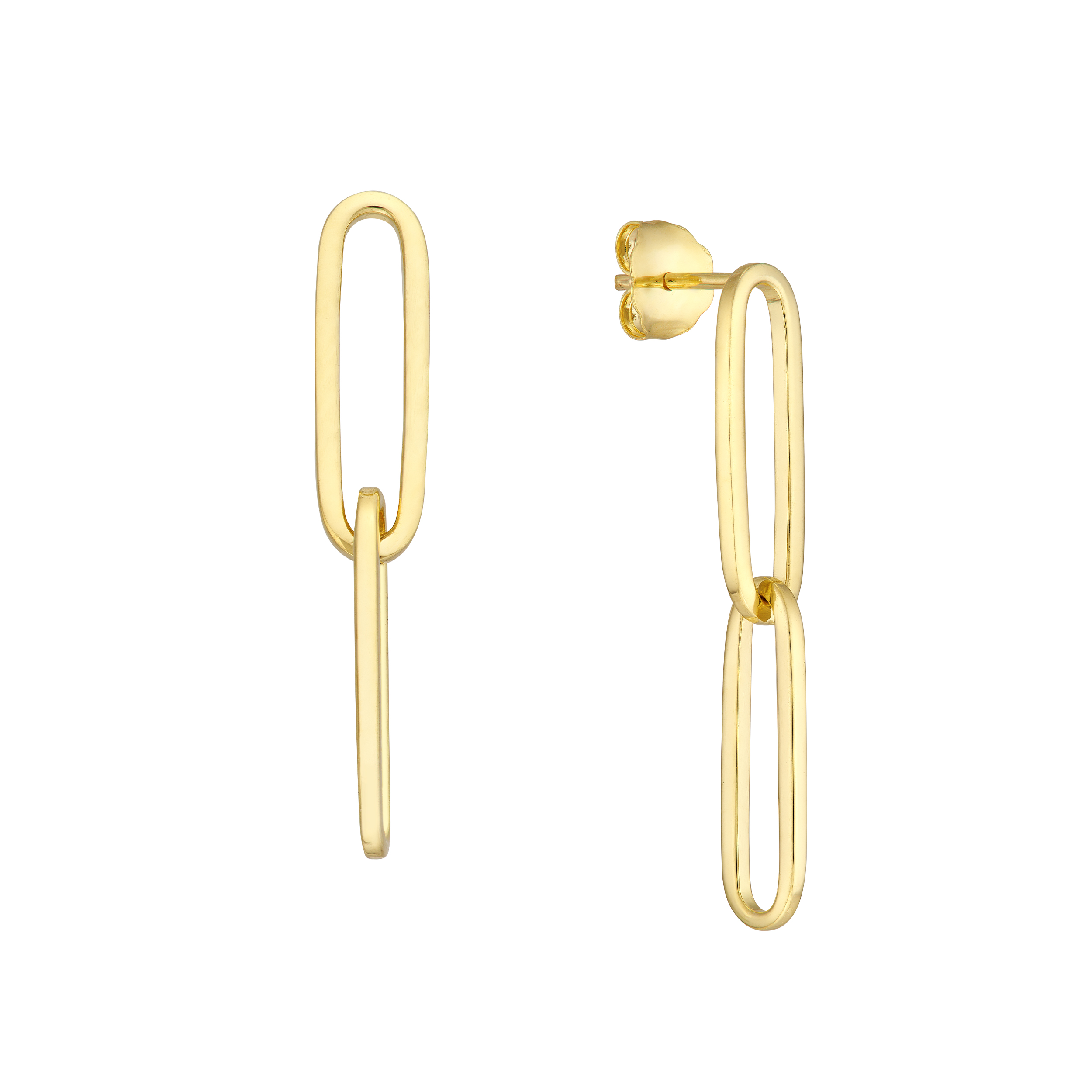Paperclip Dangle Earring
