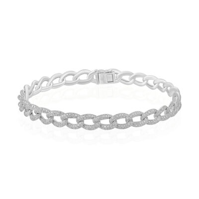 Pave Chain Bracelet
