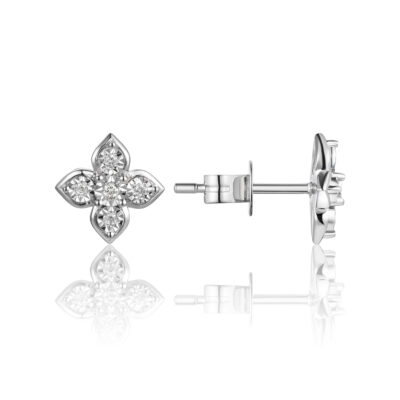 Floral Diamond Studs