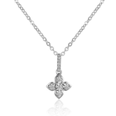 Floral Diamond Pendant
