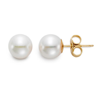 Japanese Cultured Akoya Pearl Studs