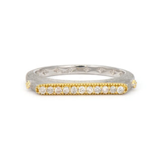 Jude Frances Mixed Metal Thin Edge Ring
