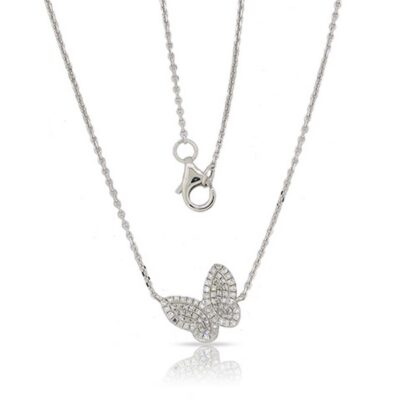 Pavé Butterfly Necklace