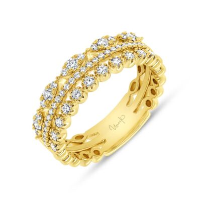 3-Row Fashion Ring
