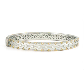 Jude Frances Lisse Borderland Triangle Bangle
