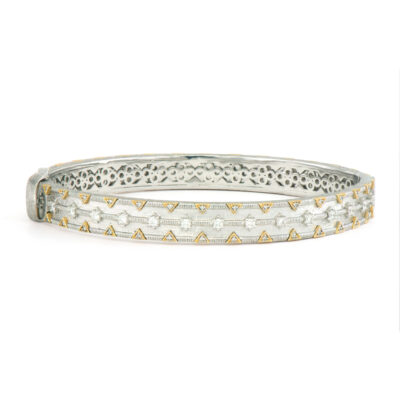Jude Frances Lisse Borderland Triangle Bangle