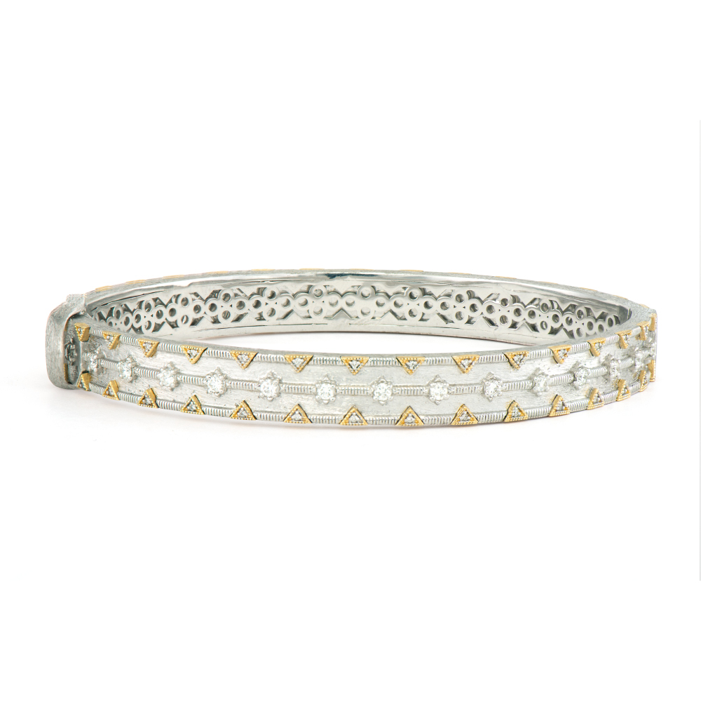 Jude Frances Lisse Borderland Triangle Bangle