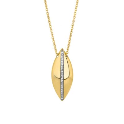 Marquise Shaped Diamond Pendant